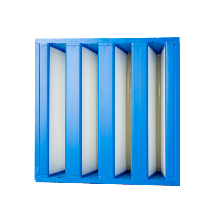 24x24x12 98% MERV 15 MiniPleat 4V-bank Filter